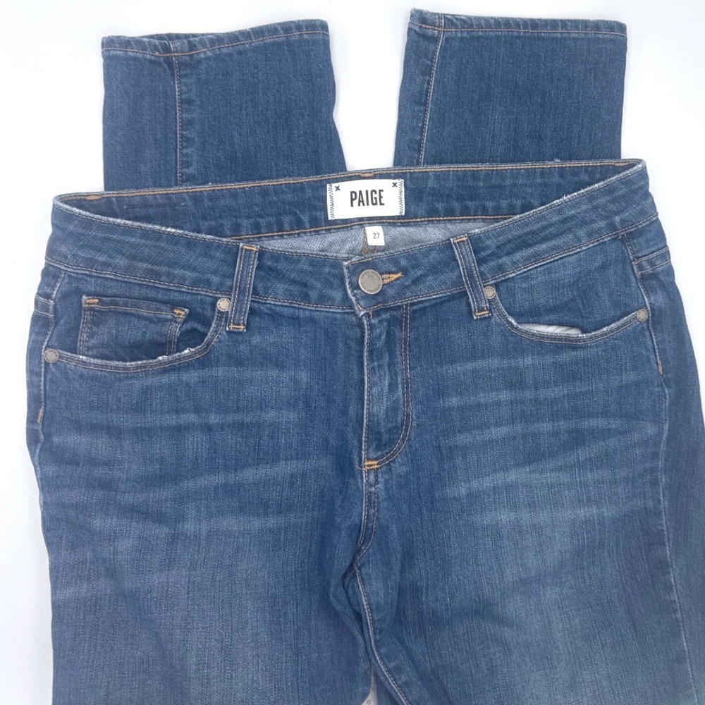 Paige Jimmy Jimmy Skinny Jeans Womens 27 Medium Wash Denim Slim Pants